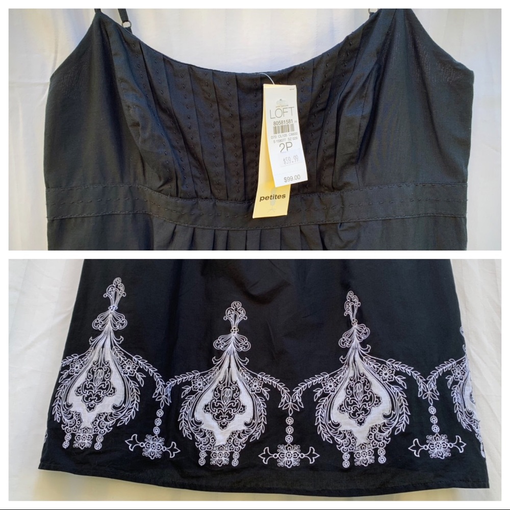 🖤Ann Taylor LOFT Black Dress | Beautiful detail🖤 - Picture 2 of 8